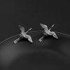 Chinese Style Red Crowned Crane Stud Earrings for Women Elegant Earrings Retro Jewelry Accessories Gifts - Image 3