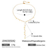Gold Rhombus Pendant Y Body Chain Necklace Gold Plated Stainless Steel Charm Necklace Jewelry - Image 8