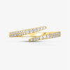 Dplaopa Silver Gold Open CZ Zircon Adjustable Slim Line Women Ring Jewelry Rock Punk Jewels - Image 6