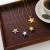 Minimalist Classic Gold Color Plated Stainless Steel Smooth Five Pointed Star Pendant Necklace Stackable Chain Neckla - Image 4