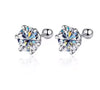 Earrings Silver Round Cut Stud Earrings Piercing Earrings for Men and Women Jewelry - Image 12