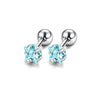 1-12 Pairs Shiny Zirconia Cartilage Stud Earring Tragus Helix Piercing Barbell Star Heart Ball Cartilage Earrings Set for Women - Image 12