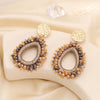 Colorful Water Drop Shape Drop Earrings For Women Beads Handmade Threading Crystal Big Long Earrings Jewelry Gift - Image 6