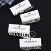 24 Pcs Vintage Hoop Earrings Set for Women Boho Metal Circle Geometric Twist Pearl Studs Earrings Jewelry Gifts - Image 3
