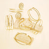 Ftcy 6 Pcs Boho Upper Arm Bangle for Women Minimalist Gold Color Open Bracelets Women's Adjustable Arm Cuff Jewelry Gifts - Image 3