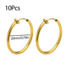 10Pcs Stainless Steel Without Ear Holes Clip Hoops Without Drilling Earring For Earring Lip Ring Fake Cartilage Earrings Jewelry - Image 7