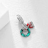 Silver Charms Santa Claus Reindeer Christmas Tree Snowman Elk Bead Fit Bracelet Necklace Jewelry - Image 17