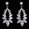 Zircons Marquise Cluster Flower Shape Cubic Zirconia Long Dangle Drop Earrings for Brides Wedding Party Jewelry - Image 11