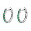 Crmya Gold Plated Drop Hoop Earrings For Women Piercing Purple CZ Zircon Women's Dangle Earrings Jewelry - Image 13
