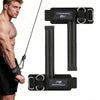 D-Ring Double Cuff Lifting Straps Thick Heavy Duty Wrist Support Secure Grip for Men Women Gym Strength Training - Image 1