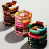 Chunky Acrylic Tube Bead Bangle with Multicolor Options - Image 1