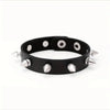 PU Leather Studded Bracelet Punk Spike Rivets Cuff Black Wristband Bracelet For Rock-Themed Events Festival Hombre - Image 6