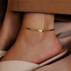 Snake Chain Ankle Bracelet for Women Foot Anklets 21cm Stainless Steel Bracelet on the Leg Jewelry Gifts - Image 4