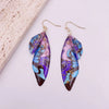 Fairy Clear Gradient Resin Simulation Wings Butterfly Rhinestone Flake Long Dangle Earrings for Women Casual Party Jewelry - Image 8