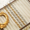 316L Stainless Steel Metal Oval Wrist Chain Bracelet For Women Men Texture Antiallergic Bangle Jewelry Gift - Image 2
