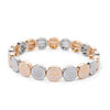 Happy Bangle Paved Diamond Enamel Beaded Bracelets For Women Boho Gold Color Elastic Bracelets - Image 31