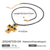Geometric Pendant Necklace with Wax Cord and Metal Finish Options - Image 24