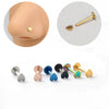16G Piercing Titanium Steel Internal Thread Labret Flat Star Heart Tragus Helix Cartilage Earring Men Nose Stud body jewelry - Image 31