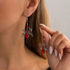 Cute Halloween Resin Pumpkin Ghost Star Dangle Earrings for Women Spooky Asymmetrical Charm Earrings Party Cosplay Jewelry Gift - Image 20