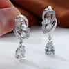 Female Blue Rainbow Stone Earring Silver Color Clip Earrings For Women Charm Crystal Zircon Wedding Jewelry - Image 19