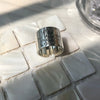 Silver Personality Wide Letters Adjustable Retro Ring Jewelry For Women Party Elegant Accessories - Image 3