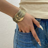 Star Print Leather Bracelet Jewelry Gift Boho Moon Braided Chunky Multilayer Wrap Wide Bangle Bracelets for Women - Image 2
