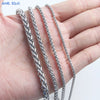 Flower Basket Chain Stainless Steel Necklaces Width 2.5-6MM For Men Women Braided Wheat Chain Jewelry Accessories - Image 1