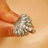Vintage Personality Geometric Shape Simple Love Heart Rings for Women Unique Design Adjustable Open Mouth Rings Jewelry Gifts - Image 28