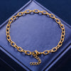 Blingbling Stainless Steel Bracelet Link Cut Oval Hand Chain for Women Men Wristband Bangle Anklets Metal Jewelry Summer Gift - Image 1
