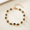 Elegant Red Crystal Zircon Metal Chain Bracelets for Women Colorful Heart Bracelets Party Wedding Wrist Charms Jewelry Gift - Image 22