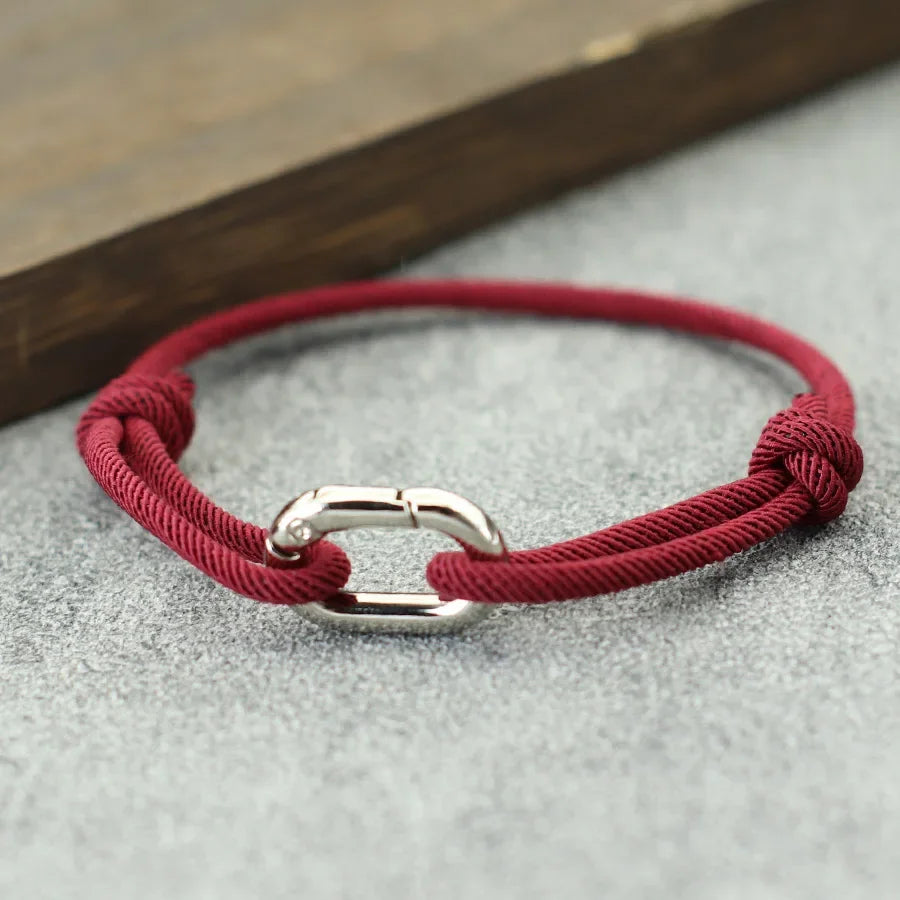 Simple Style 3mm Thin Rope Bracelet Men Women Handmade Sliding Stylish Knot Braclet Macrame Friendship Braslet Jewelry - Image 1