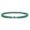 Classic Beaded Bracelet Men Apparel Accessories Evil Eyes 4mm Howlite Tiger Eyes Stone Wrap Braslet - Image 7