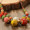 Colorful Handmade Ceramic Necklace Multilayer Adjustable Boho Bohemian Colored Choker Ethnic Style Beaded Jewelry Niche Design - Image 2