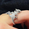 Cute Cat and Mouse Shape Open Ring for Women Antique Silver Color Modern Girls Finger Accessories Hip Hop Party Jewelry - Image 26