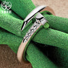 Gold Bending Nail Adjustable Rings For Women Man Bridal Birthday Wedding Party Charm Jewelry Gift - Image 4