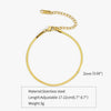 2/3/4/5MM Stainless Steel Bracelet For Women Men Gold Color Snake Chain Bangle With Extended Chain Party Jewelry Gift - Image 10
