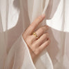 Silver Open Rings For Woman Iris Flower Cherry Feather Dog Horse Adjustable Cocktail Rings Party Jewelry - Image 5