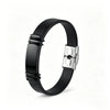 Braided Leather and Stainless Steel Bracelet with 21 cm Length - Image 10
