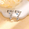 Korean Blue Zircon Star Clip Earrings for Women Simple Hollow Multi-Layer Star Ear Cuff Non-Piercing Jewelry Gift - Image 2