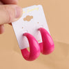 FishSheep Acrylic C Shape Hoop Earrings For Women Korean Colorful Geometric Resin Circle Earrings Jewelry - Image 20