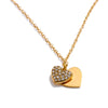 Valentine's Day Gift Inlaid Zirconia Double-Layer Heart Love Pendant Necklace 316L Stainless Steel Romantic Charm Jewelry - Image 7