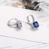 Silver Color Square Zircon Earrings for Women Girl Simple Korean Silver Needle Ear Buckles Earring Jewelry - Image 16