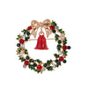 Christmas Brooch Pin Deer Rabbit Bow Pine Cone Wreath Bell Design Accessory for Men And Women Holiday Gift - Image 7