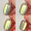Pink Labradorite Pendant Irregular Shape Bead Stone Purple Necklace for Men Women - Image 26