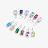 Silver 12 Birthstone CZ Clips Charm Beads Pendant For Necklace And Bracelet Women Jewelry - Image 2
