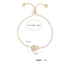 Circle Interlocked Gold-Color Charm Bangle For Women Men Personally Bracelet Party Girls Accessories Jewelry - Image 6