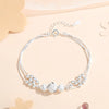 Open Bangle Bracelet with Sculptural Waterdrop Details - Image 14