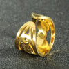 Stainless Steel Rings Signet Protection Amulet Seal of The Seven Archangels Solomon Kabbalah Chunky Stars Ring - Image 4