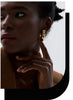 Stainless Steel C Shape Round Chunky Unusual Earrings Jewelry Metal Texture Attractive Women Accessories Gift - Image 10