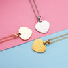 10Pcs/Lot Mirror Polish 20/25mm Heart Pendant Necklace Stainless Steel Cross Chain Necklace For Mens Women's Trends Jewelry - Image 1